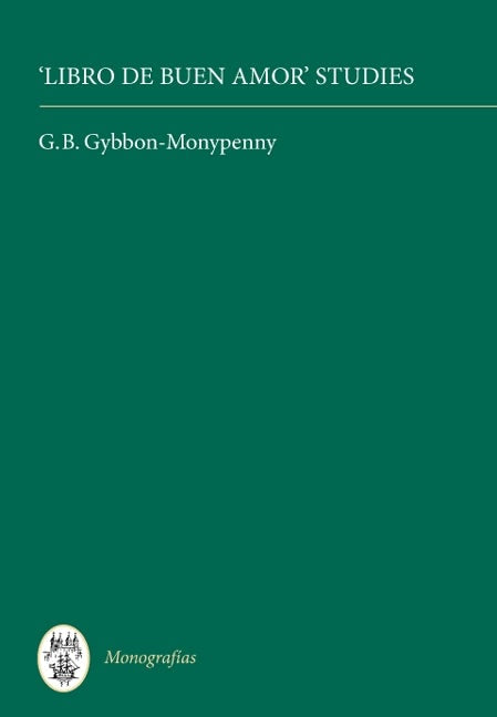 Book cover image for Libro de Buen Amor Studies ISBN: 9780900411045